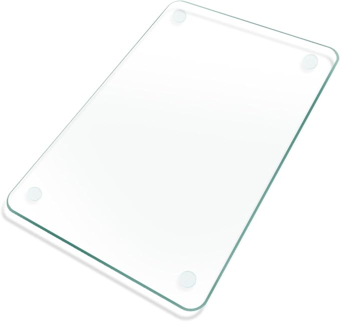 Tempered Glass Cutting Board, 12x16" Glass Cutting Board by Unknown
