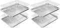 ROTTAY Baking Sheet with Rack Set, Stainless Steel Cookie Sheet with Cooling by Rottay