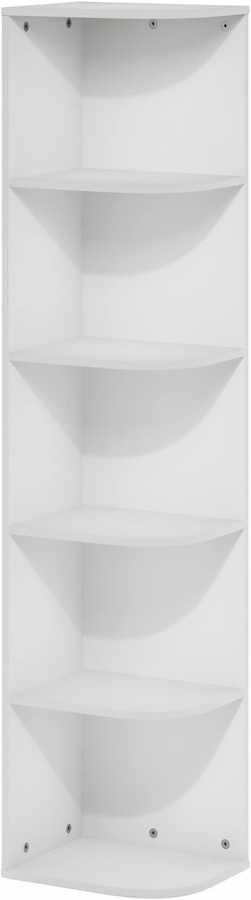 Furinno PASIR Book Shelf, 5-Tier Corner Bookshelf - Image 6