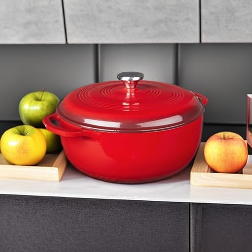 Lodge Essential Enamel Cast Iron Dutch Oven - Image 5