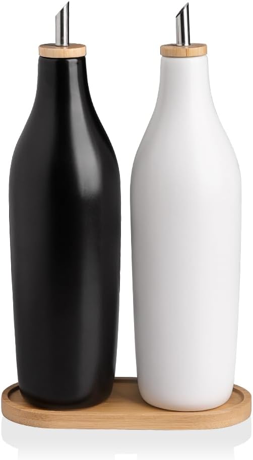 Sweejar Matte Ceramic Olive Oil Dispenser Bottles by Sweejarco1949