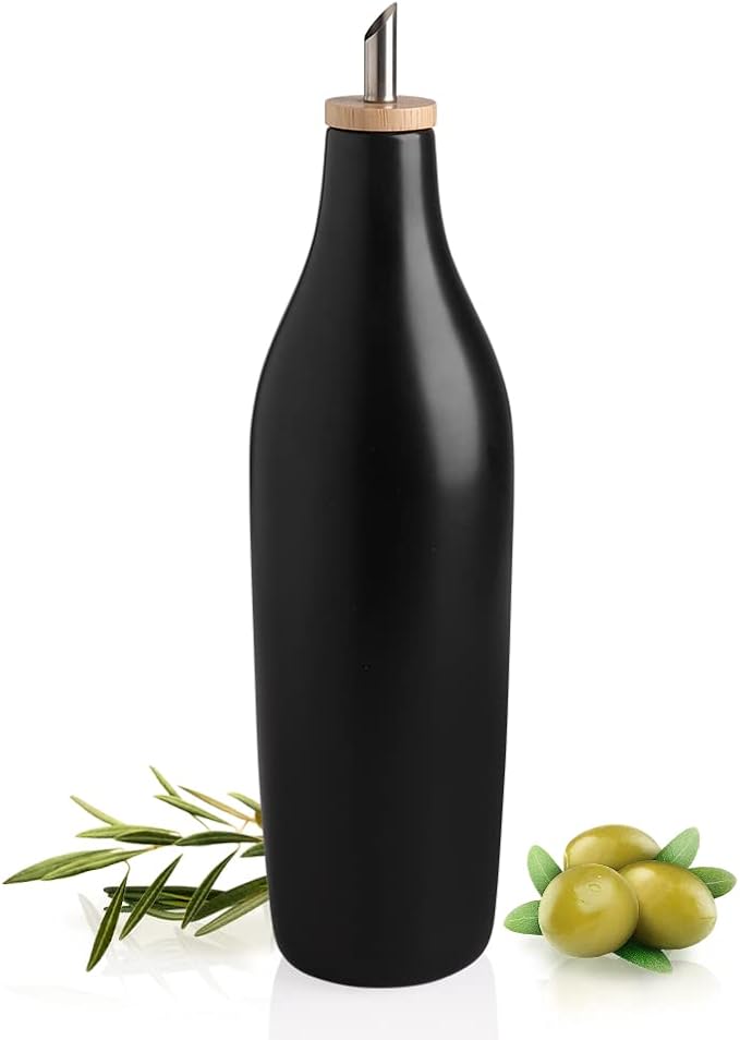 Sweejar Matte Ceramic Olive Oil Dispenser Bottle by Sweejarco1949