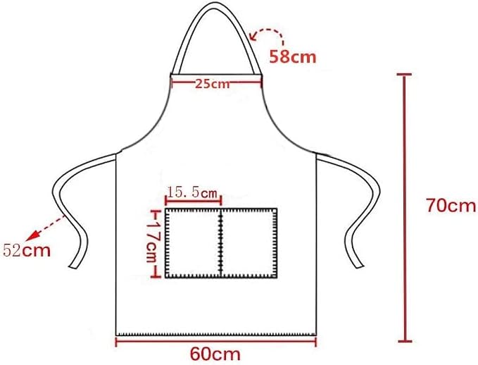 12 Pcs Bib Bulk White Aprons for Women Men Adult Girls Unisex - Image 4