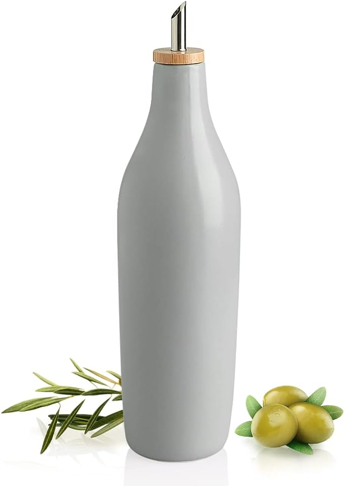 Sweejar Matte Ceramic Olive Oil Dispenser Bottle by Sweejarco1949