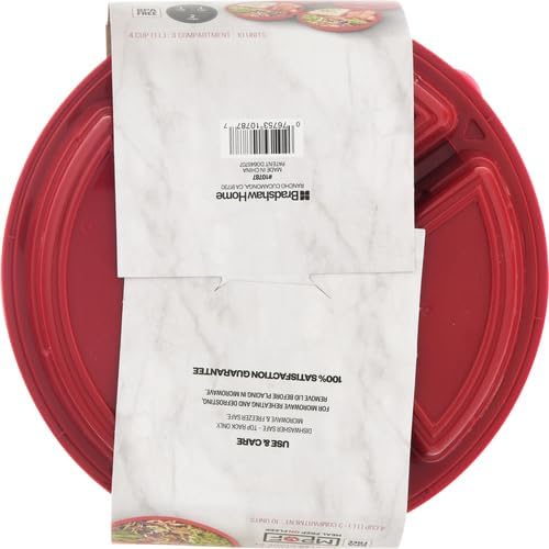 GoodCook Meal Prep Containers Set Microwave & Dishwasher-Safe Round Food - Image 8
