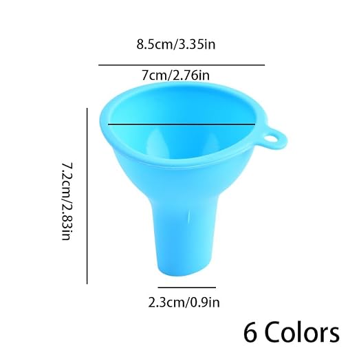 6 Pcs Silicone Funnels for Kitchen - Image 2