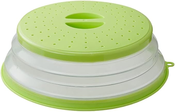 Collapsible Microwave Splatter Cover, 10.5 Inch, Dishwasher-safe, Microwave by JYYHSF