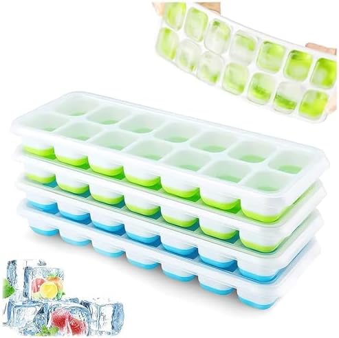 Ice Cube Trays 4 Pack, Airabc Silicone - Image 8