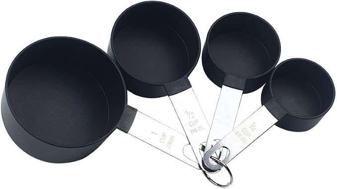 Plastic Measuring Cup & Spoon Set – 8-Piece - Image 7