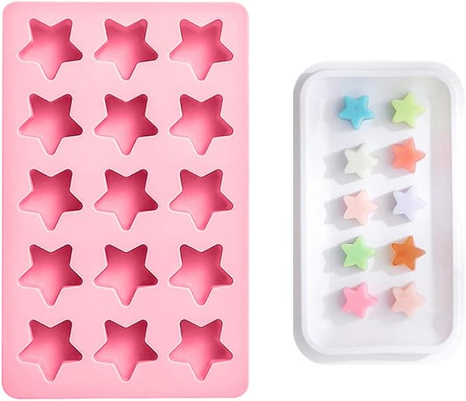 Cute Ice Cube Trays Silicone Chocolate Mold Wax Melt Molds Easy Release Ice by MayeBridge