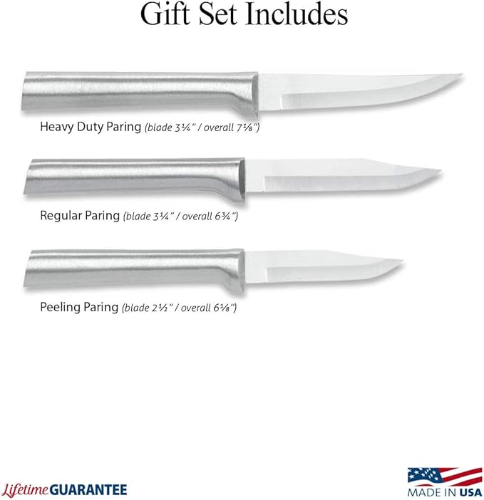 Rada Cutlery Paring Knife Galore Gift Set, 3-Piece Knife Set, Stainless Steel - Image 2