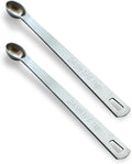 2PCS 1/8 Teaspoon Single Tiny Measuring Spoon, Small Individual Stainless Steel by BERYLER