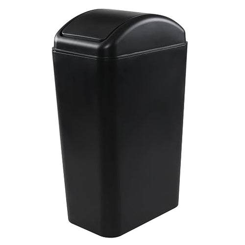 3.5 Gallons Capacity/ 14 Liter Plastic Trash Can, Garbage Bin by Leendines