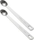 2PCS 1/5 Teaspoon Single Tiny Measuring Spoon, Small Individual Stainless Steel by BERYLER