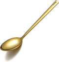 Berglander Gold Cooking Spoon, Stainless Steel Solid Serving Spoon Titanium by Berglander
