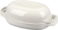 EDGING CASTING Enameled Cast Iron Oval Dutch Oven Pot by EDGINGCOOKWARE