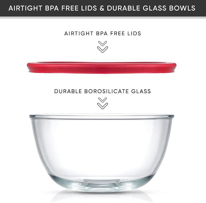 JoyJolt Kitchen Mixing Bowls - Image 3