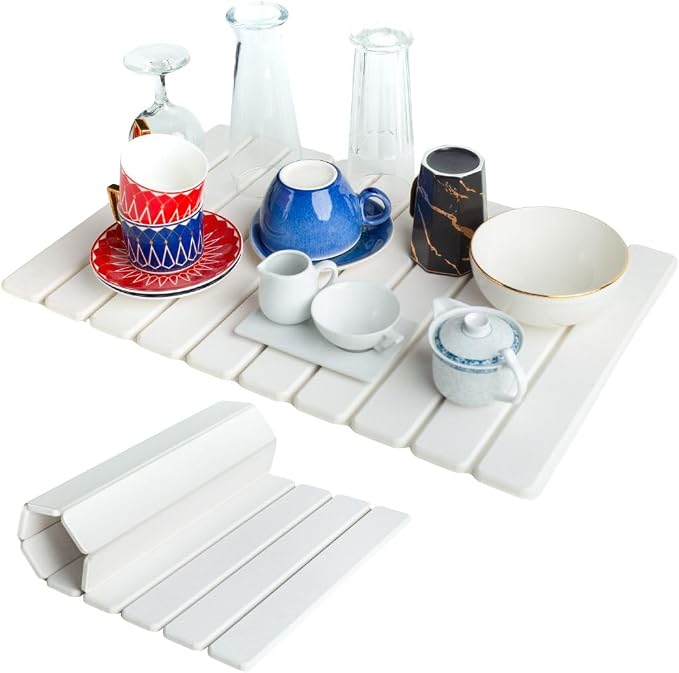 Large Stone Drying Mat for Kitchen Counter | Premium Diatomaceous Earth Coaster - Image 9