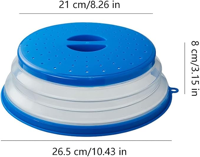 Collapsible Microwave Splatter Cover, 10.5 Inch, Dishwasher-safe, Microwave - Image 2