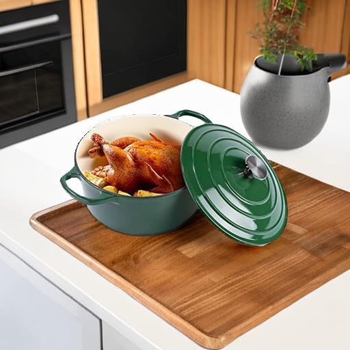 Miereirl 6 Quart Enameled Dutch Oven Pot - Image 5