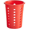 OCS Parts Perforated Utensil Drying Cups | Red | Plastic Flatware Holder by OCSParts