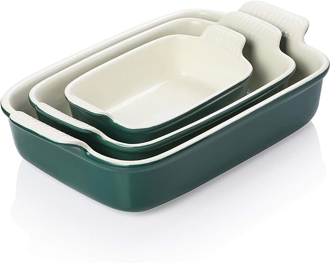 Sweejar Baking Pans Set, Ceramic 9x13 Baking Dish by Sweejarco1949