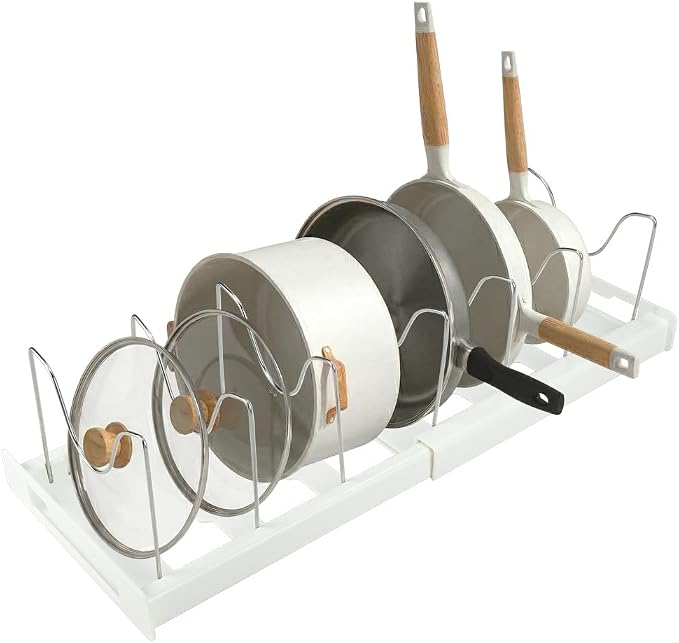 Adjustable Pot and Pan Organizer by Tenrry