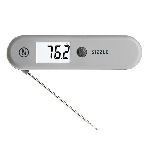 ThermoWorks Sizzle Digital Meat Thermometer – Instant Read in 2 Seconds by ThermoWorks
