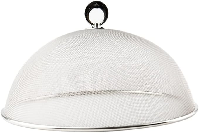 Ochine Stainless Steel Mesh Dome Food Cover Round Splatter Cover Screen Food by OchinePlayandLearn