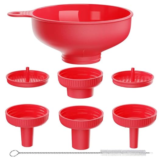Pisol Wide Mouth Versatile Funnel, Canning Funnels by Pisol