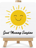 Coffee Bar Decor, Good Morning Sunshine Wood Sign by Unknown