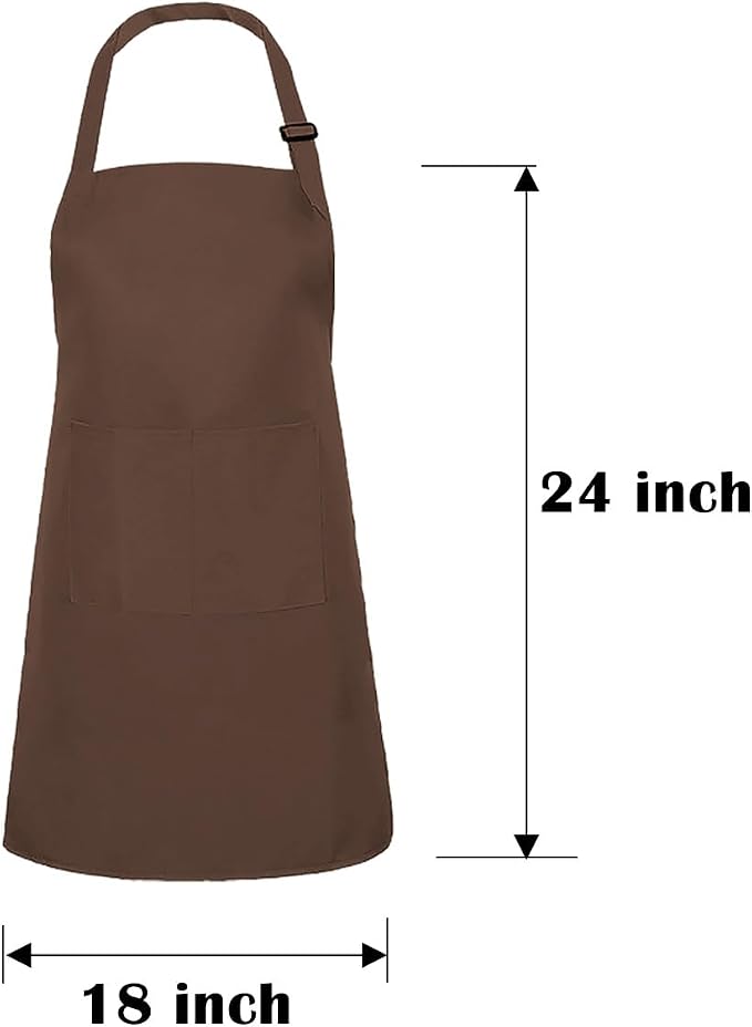 Kids Apron Set Chef Hat Sleeve Outfit Costume Toddler Girl Boy Aprons Cooking - Image 2