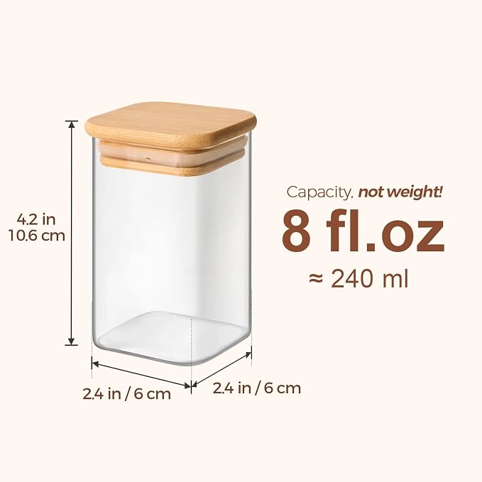 ComSaf 6Pcs 8oz Spice Jars - Image 3