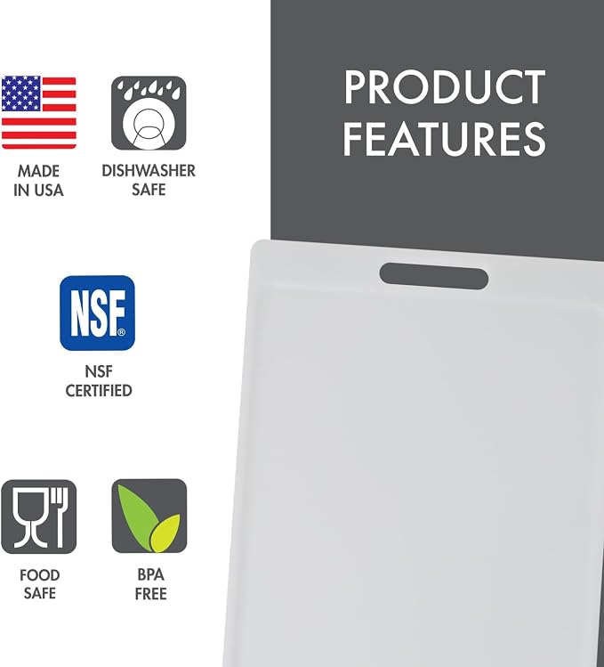 Dexas NSF Certified Polysafe Cutting Board - Image 3