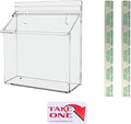 Marketing Holders Outdoor Brochure Holder Holds 7.5” x 5.5” Postcards Wall by MarketingHolders