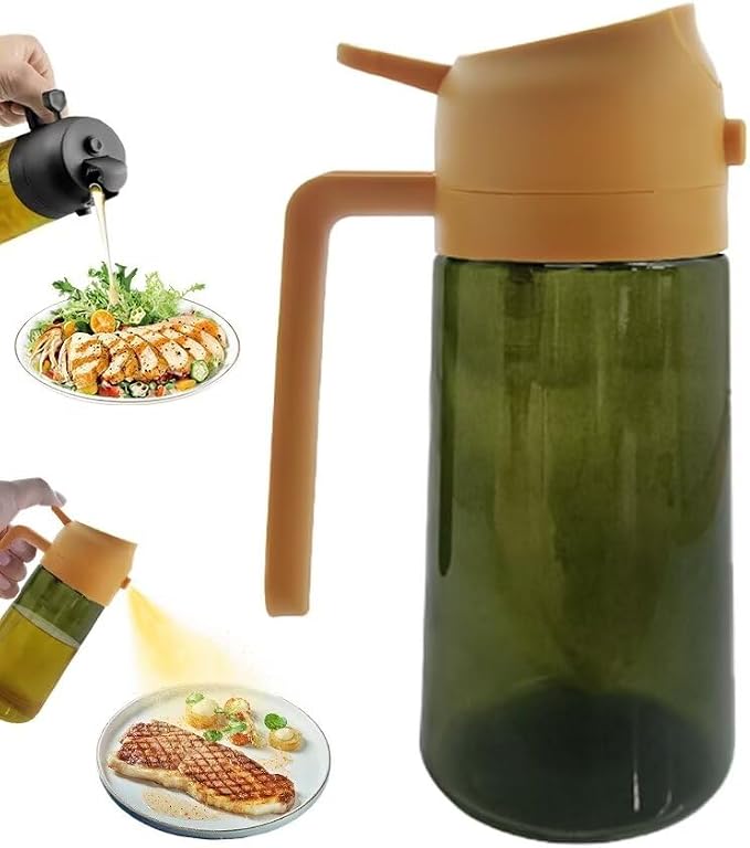 Kitchen Maiden 2 in 1 Oil Dispenser, New Kitchenmaiden 2 In 1 Oil Sprayer by HWHIEUAIK