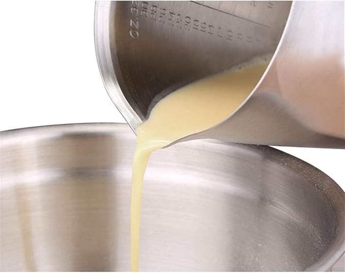 KSENDALO SUS304 Stainless Steel Measuring Cup Pitcher, 16oz/2Cup/500mL Metal - Image 5