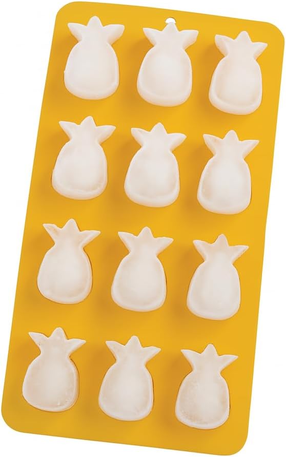 HIC Kitchen Silicone Pineapples Ice Cube Tray, Makes 12 Pineapples - Image 5