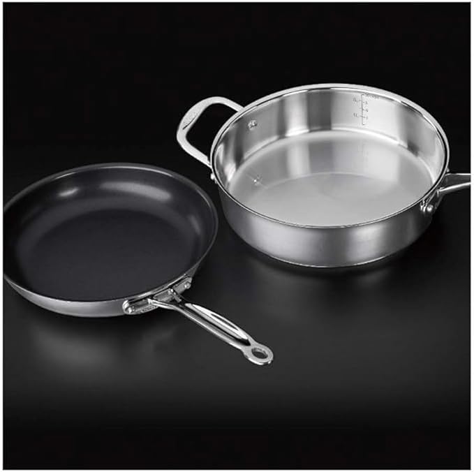Cuisinart 14-Piece Cookware Set, Chef's Classic Stainless Steel Collection - Image 2