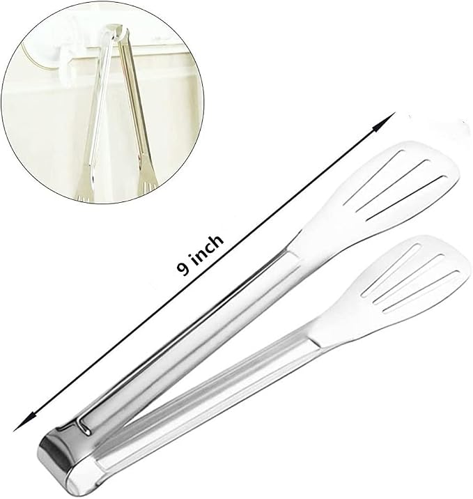 Serving Tongs Kitchen Tongs, Buffet Tongs, Stainless Steel Food Tong Serving - Image 2