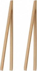 HIC Toast Tongs, Natural Bamboo by HIC