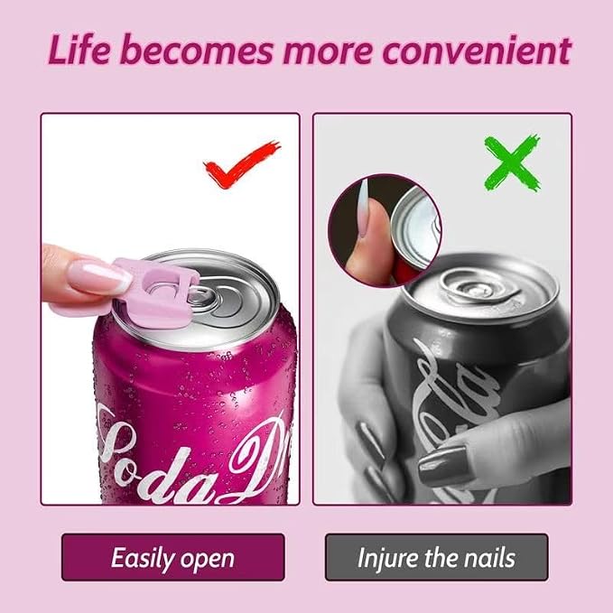 CanGuard 6-Pack Can Opener – Easy Open Drink Tab Toppers&Can Covers - Image 3