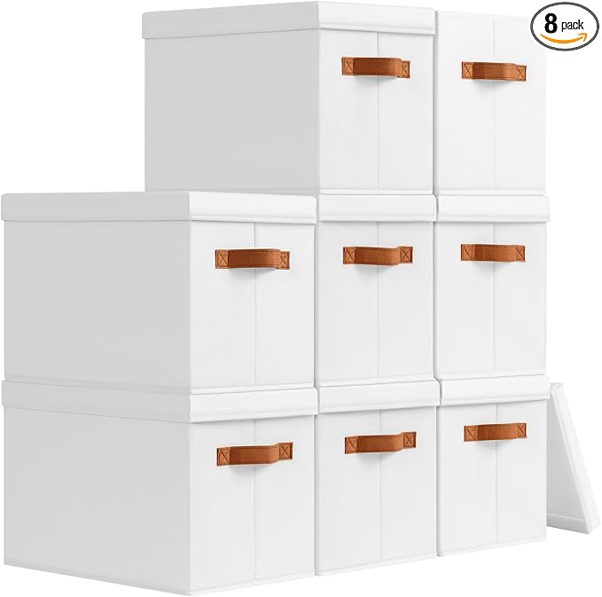 Homsorout Storage Bins with Lids by Homsorout