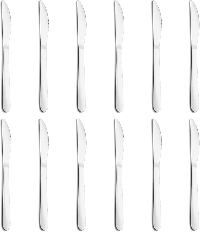 12 Pieces Butter Knives Set by Gymdin