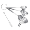 Small Funnels for Filling Bottles, Food Grade Mini Metal Funnel for by BLIGKO