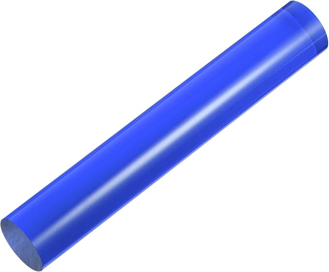 HARFINGTON Acrylic Clay Roller 6 Inch x 1 Inch Solid Non-Stick Plastic Round - Image 3