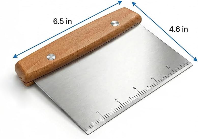 Dough Cutter, Kitchen Scraper, Food Scraper, Bench Scraper Kitchen Tool - Image 5