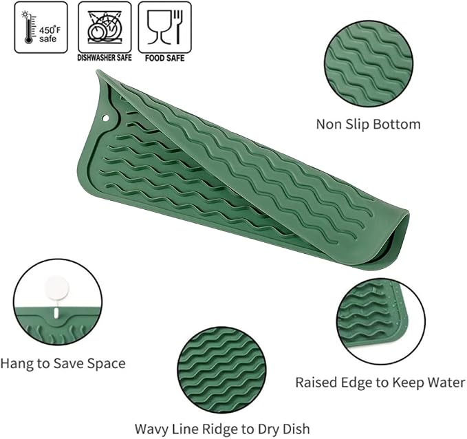 MicoYang Silicone Dish Drying Mat - Image 3