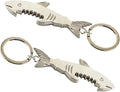 SWATOM Shark Keychain Bottle Opener 2PCS Beer Opener Tool Key Tag Chain Ring by SWATOM