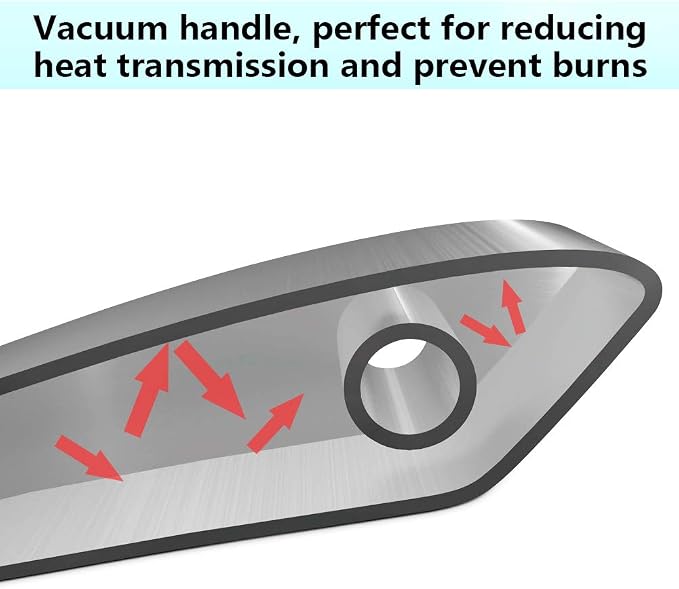 Skimmer Slotted Spoon, Newness 304 Stainless Steel Slotted Spoon - Image 4